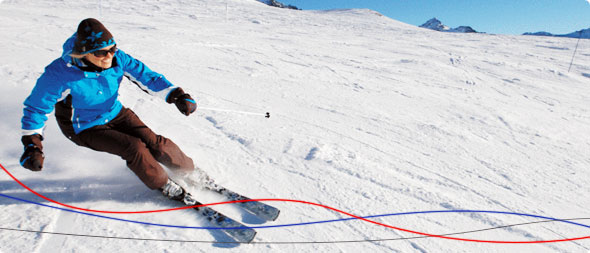 skieuse à LES ORRES